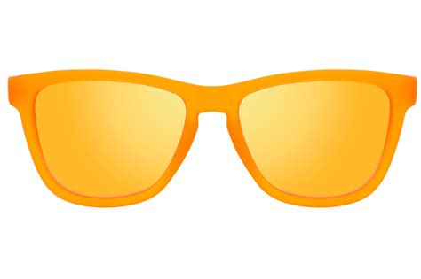 orange tinted polarized sunglasses.